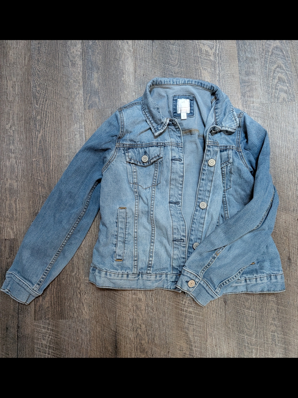 LC Lauren Conrad Light Blue Denim Jacket